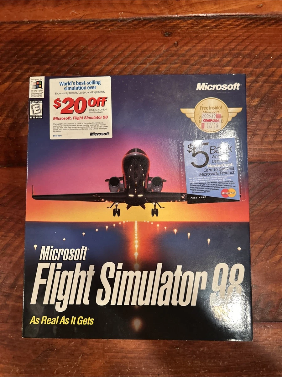 Video Game Flight Simulator 1998 for sale | eBay