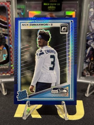 2025 Panini Donruss - Rated Rookie Nick Emmanwori #348 Optic Blue