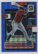 2022 Panini Donruss Optic Rated Rookie Blue Pandora Prizm 77/99 Seth Beer 10mx