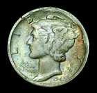 1945 Mercury Silver Dime (T105)