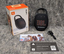JBL - Clip 5 Portable Bluetooth Speaker -Black w/ Company Logo   New  