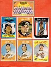 2008 Topps Heritage Baltimore Orioles 1-720 Master Team Set SPs Black Backs!