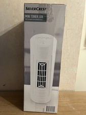 Silvercrest Mini Tower Fan 30W White 70 Oscillator