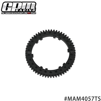 GPM Carbon Steel Center Diff Spur Gear 57T/0.8Mod ARRMA 1/8 Mojave 4S Outcast V2