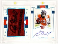 2020 National Treasures #RJB-KH KJ Hamler 5/10 RC Jumbo Prime Auto Booklet