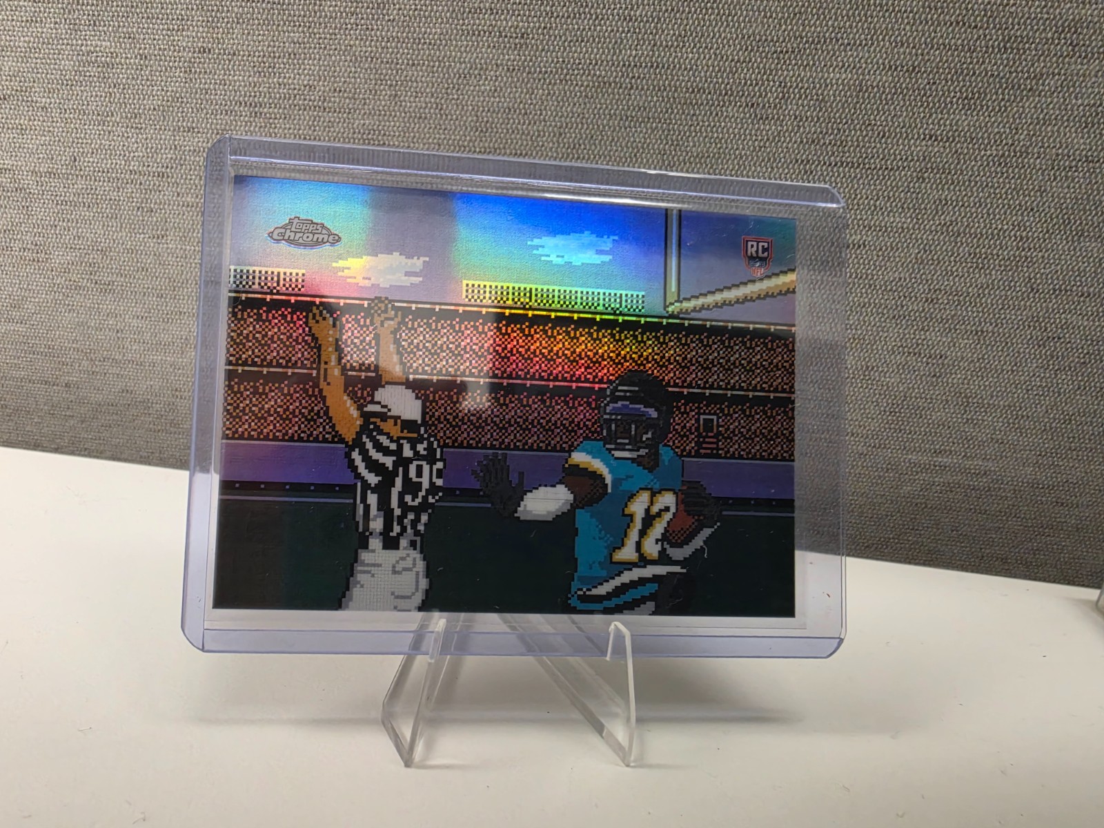 2025 Topps Chrome Travis Hunter Tecmo Bowl RC Rookie SSP #TECMO-17 Jaguars