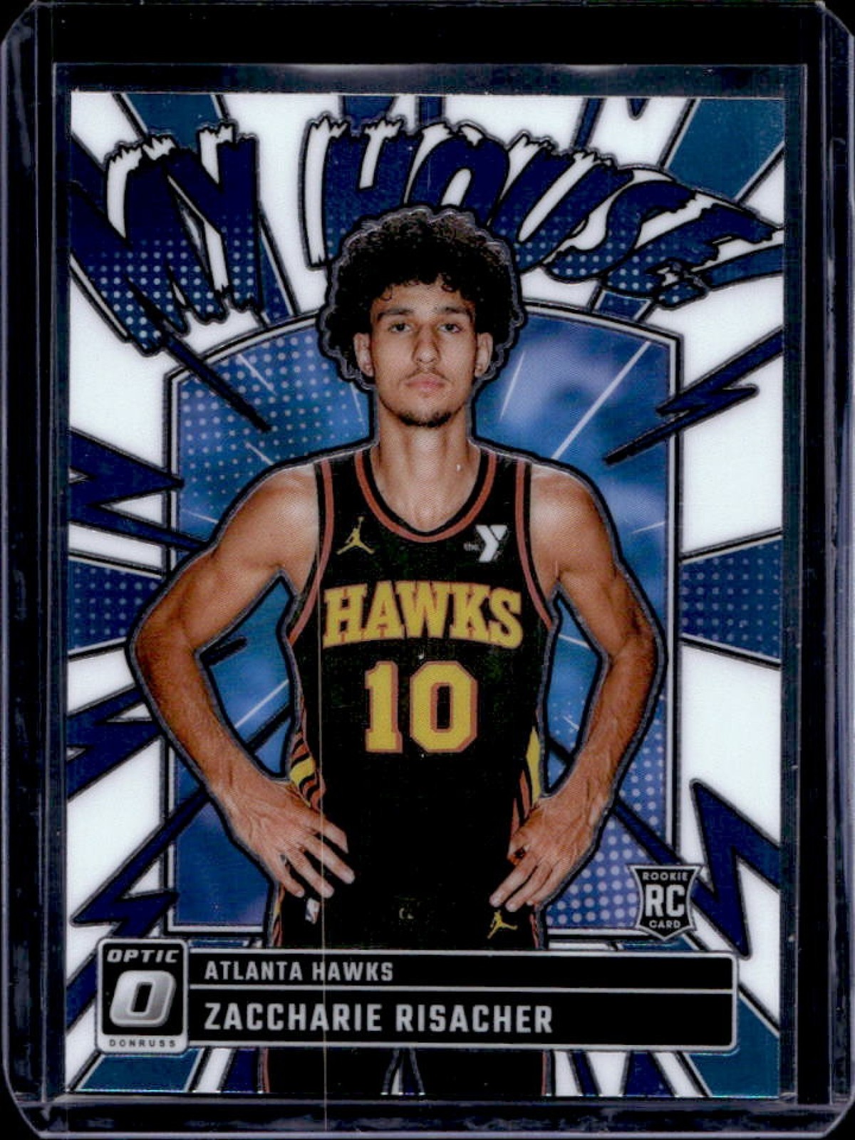 2024-25 Donruss Optic Zaccharie Risacher My House RC Rookie #13 Hawks