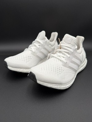 Adidas Ultraboost 1.0 Womens Triple White, Black Bottom Running Shoes  HQ4207 G | eBay