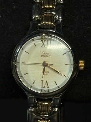 Timex Indiglo Two Tone Quartz Watch CR1216 Philippines New Battery