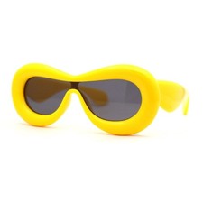 Retro Sunglasses Unisex Vintage Oval UV400 Thick Frame Candy Color Sunglasses