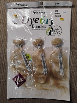 Pristine: Dye 613 Bundles 3PCS+ HD 13X4 CLOSURE - Body Wave 12'', 14'', 16''
