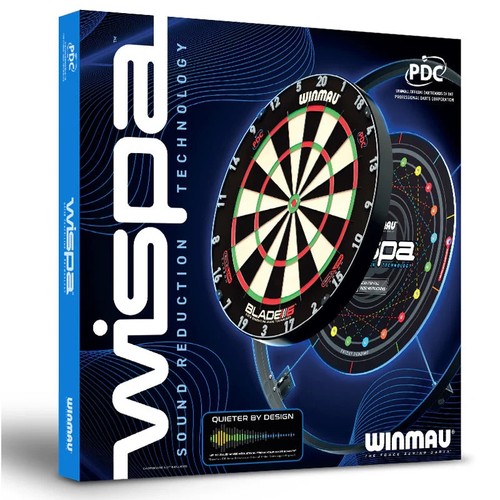 Winmau Dardos WISPA Tablero de Dardos Reducción de Sonido Sistema Wispa Hombre Cueva Regalo - Imagen 5 de 20