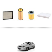 Hoffcar Set Service - 4 Filter FüR Opel Astra G 2.2 Dti 16V 92Kw Von 2002