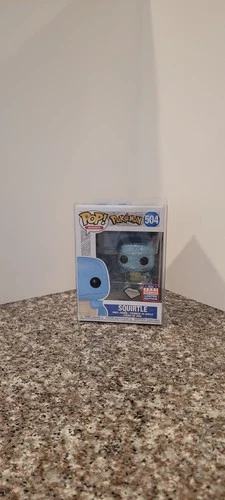 Funko Pop! Pokemon: Squirtle #504 Diamond Glitter 2021 Summer Con Limited