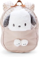 Sanrio Pochacco Plush Backpack for Kids Cute Bag with Stuffed Toy