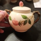 Franciscan Desert Rose Earthenware Lidded 2-Handle Sugar Bowl Glazed 2964 — photo 1