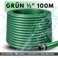 Gartenschlauch 1/2 Zoll 100m Wasserschlauch Schlauch 1/2" 100m