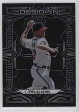 2023 Panini Chronicles Obsidian Electric Etch Purple /25 Tom Glavine #18 HOF lz7