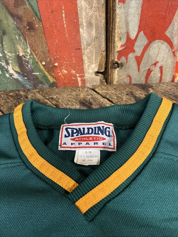 ВИНТАЖНАЯ СПОРТИВНАЯ ОДЕЖДА SPALDING ХОККЕЙНАЯ ФУТБОЛКА НХЛ РЕТРО СПОРТИВНЫЕ СУВЕНИРЫ NO12 - Изображение 3 из 4