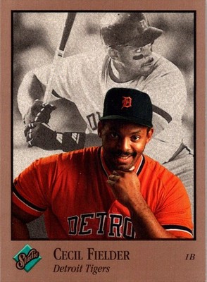 1992 Leaf Studio Cecil Fielder Detroit Tigers #173