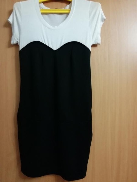 Women Styleed Re Dress Black Denim 38 / M / 46