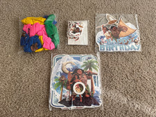 Moana Birthday Party Supplies Cartoon Party Decorations NWT Banner Balloon