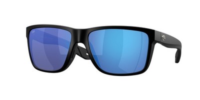 COSTA 6S9120 01 Broadbill Ii Black Blue Mirror Polarized 58 mm Men's Sunglasses