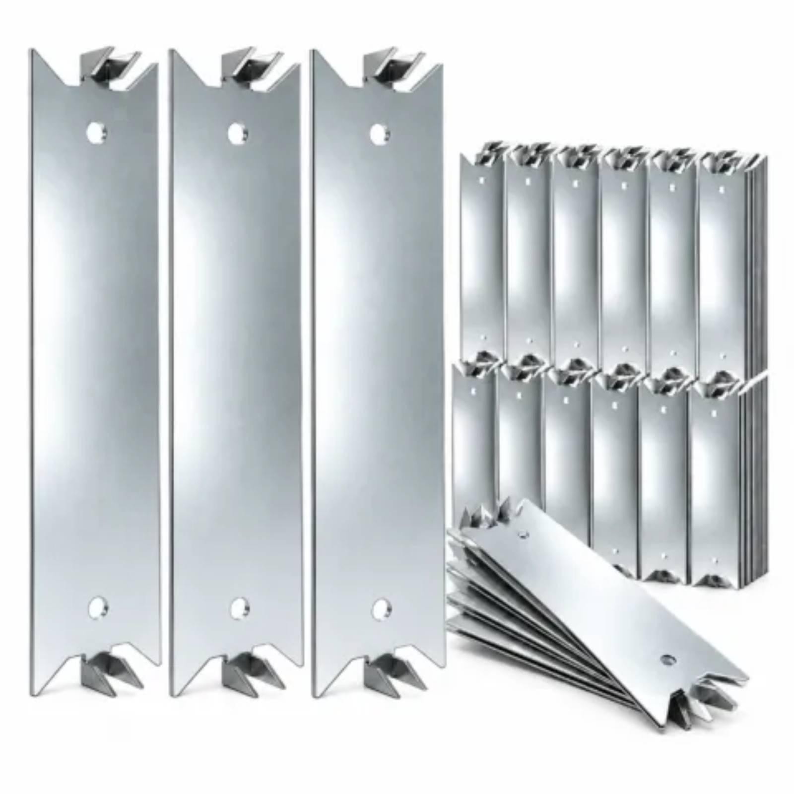 50 Pieces Galvanized Steel Cable and Pipe Protection Plate Resistant Post