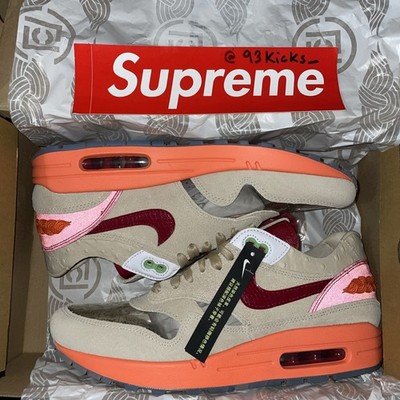 Size 9/10.5W- CLOT x Nike Air Max 1 2021 Kiss of Death *In Hand*Fast Shipping*