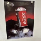 Vtg Coca Cola Cobot Star Wars R2d2 Themed Poster 1978,79 Rare Recalled