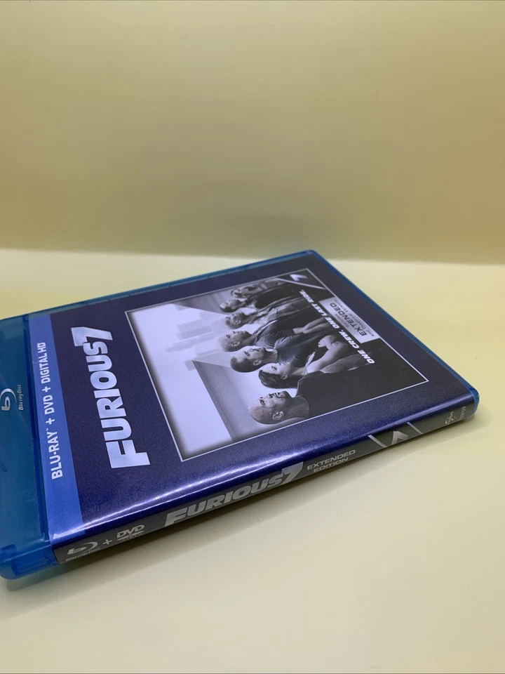 Fast and the Furious 7 - Extended Edition (Blu-ray + DVD, 2015) - Image 3 of 4