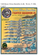 Furball 1/48 decals Boca Chica Bandits A-4E, TA-4J, F-16N, F-5E/F - FUR-48099
