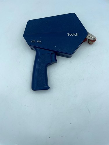 Scotch ATG 752 Handheld Adhesive Transfer Applicator Tape Gun 1/2" & 3/4" Blue