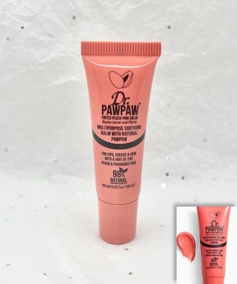 Dr PawPaw Tinted Peach Pink Lip Balm .33oz/10ml Travel Size