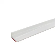 39 Inches Water Barrier for Sink, Shower Threshold Water Dam Barrier, Silicone W