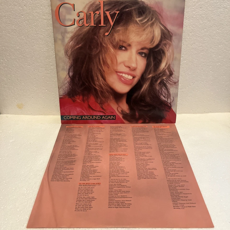 Carly Simon Coming Around Again Vinyl - Image 4 of 4