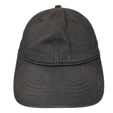 Unbranded Slideback Baseball Cap Black One Size Adjustable Lightweight Blank
