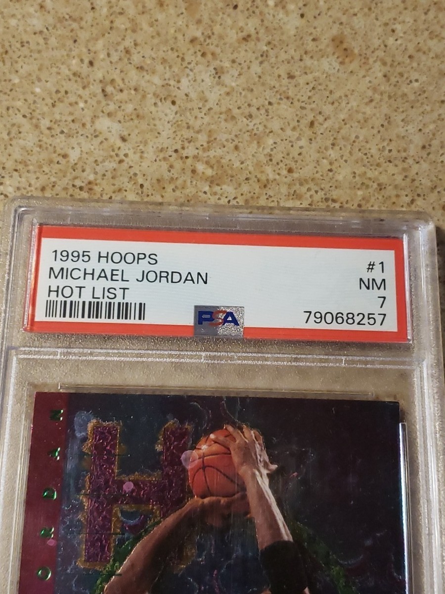 🏀1995 Hoops MICHAEL JORDAN HOT LIST #1 PSA 7 NM | eBay