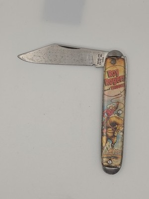 Vintage Roy Rogers And Trigger Single Blade Knife | eBay