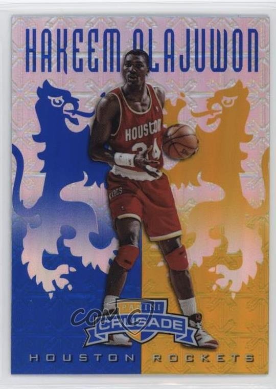 2012-13 Panini Crusade Crusade Blue Hakeem Olajuwon #73 HOF bj6