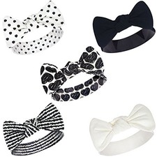 Baby Girl Organic Cotton Headbands 0-24 Month Heart
