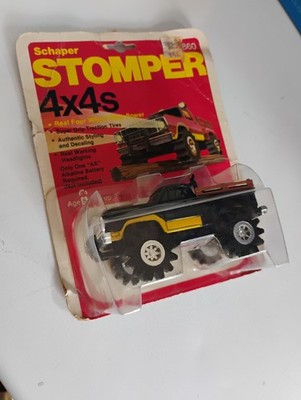 Schaper Stomper 1ST Gen 4x4s Dodge Warlock Truck 1980 black, sealed in package.