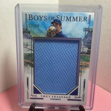 2025 Panini Boys of Summer Trey Yesavage /99 Jumbo Prospect Material - Blue Jays
