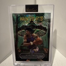 2025 Wild Card Haunted Hits - Julius Erving /2 - Green Mojo Carousel 
