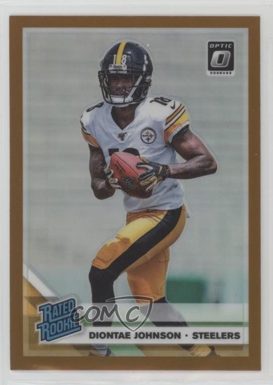 2019 Panini Donruss Optic Rated Rookie Bronze Prizm Diontae Johnson #177 0nr3