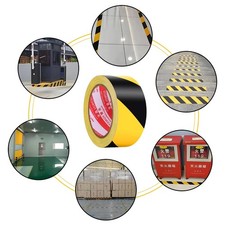 PVC Safety Tape Strong Adhesive Floor Warning Tape for Marking Construction Site