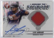 2023 Pristine Around The Diamond Relics Refractor 10/99 Luis Arraez Auto 0w8