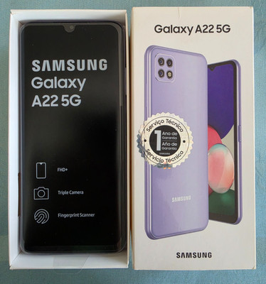 SAMSUNG GALAXY A22 5G - VIOLET IN SEHR GUTEN ZUSTAND MIT ORIGINAL VERPACKUNG