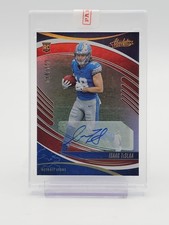 ISAAC TESLAA 2025 ABSOLUTE RED SPECTRUM ROOKIE AUTO /100 #127 LIONS Q2098