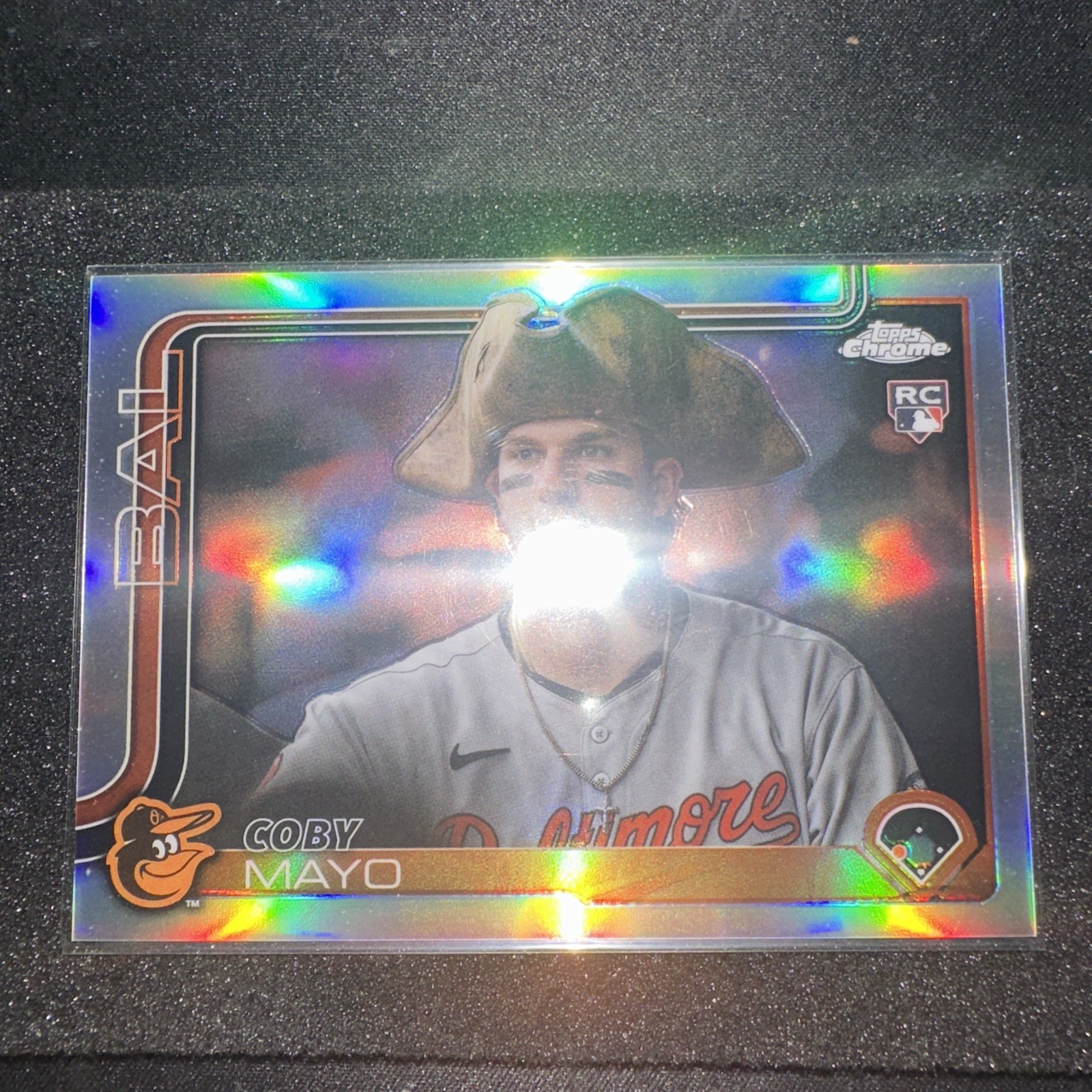 IMAGE VARIATION 2025 Topps Chrome Update Coby Mayo Rookie Orioles #USC94 